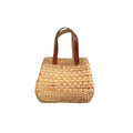 Handmade Water Hyacinth Bag N1 25×9×19 cm – natural woven shoulder tote by eQueen Handicraft