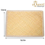 Set of 4 Rectangle Seagrass Placemat – Handwoven Natural Table Mat