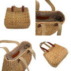 Water hyacinth N1 bag worn as summer shoulder tote – eQueen Handicraft