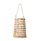 Water Hyacinth Hanging Basket – Handwoven Rustic Wall Decor